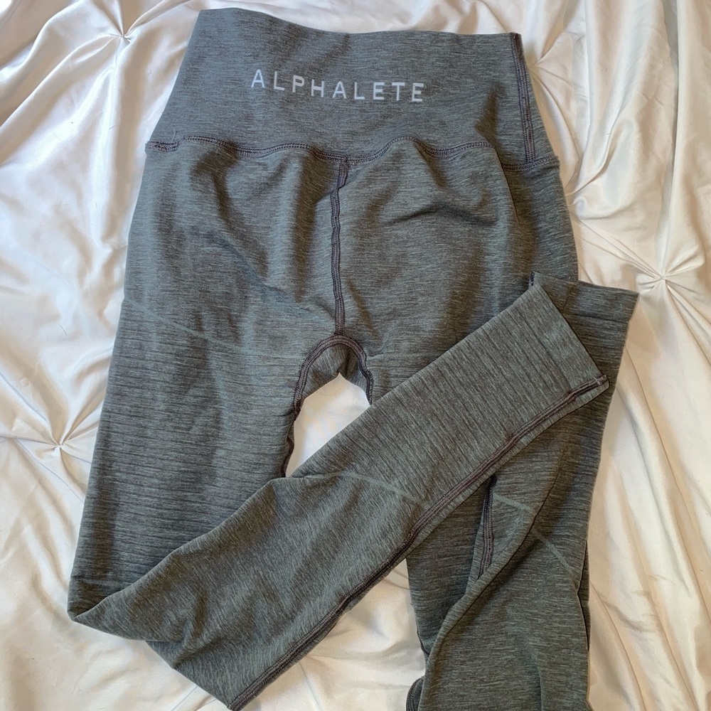 Alphalete V2 revival leggings in slate grey small - Picture 5 of 9